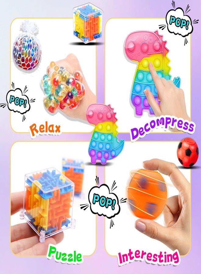 BicMan 1000pcs Party Favors for Kids, Fidget Toys Pack, Birthday Gifts, Classroom Prize Boxes, Treasure Box, Goodie Bag Stuffers,Carnival Prizes, Easter Eggs Fillers - Image 4